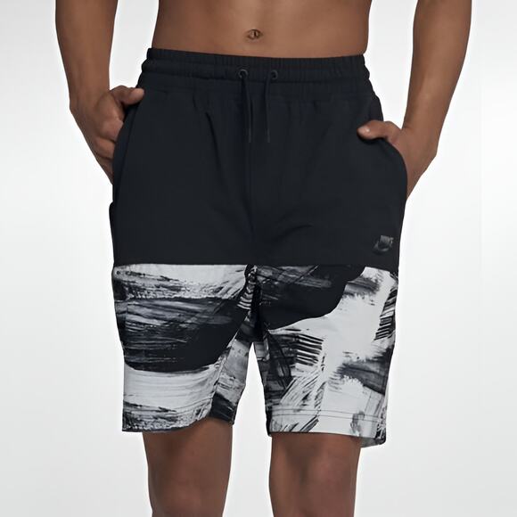 Nike Mens Athleisure NSW Franchise GX1 Woven Nylon Active Shorts Size XL Black‎ - Picture 1 of 8